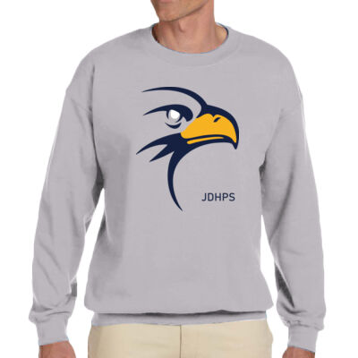 JD Hogarth PS Blue Logo  - Adult Heavy Blend™ Adult 8 oz., 50/50 Fleece Crew Thumbnail
