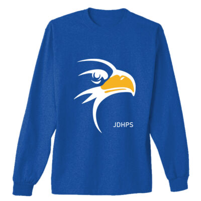 JD Hogarth PS Blue Logo - Adult Ultra Cotton® 6 oz. Long-Sleeve T-Shirt Thumbnail
