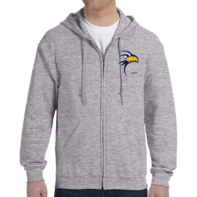 JD Hogarth PS Blue Logo - Adult Heavy Blend™ Adult 8 oz., 50/50 Full-Zip Hood Thumbnail